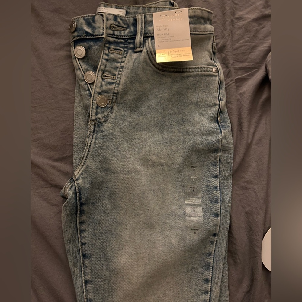 LC by Lauren Conrad- denim skinny jeans